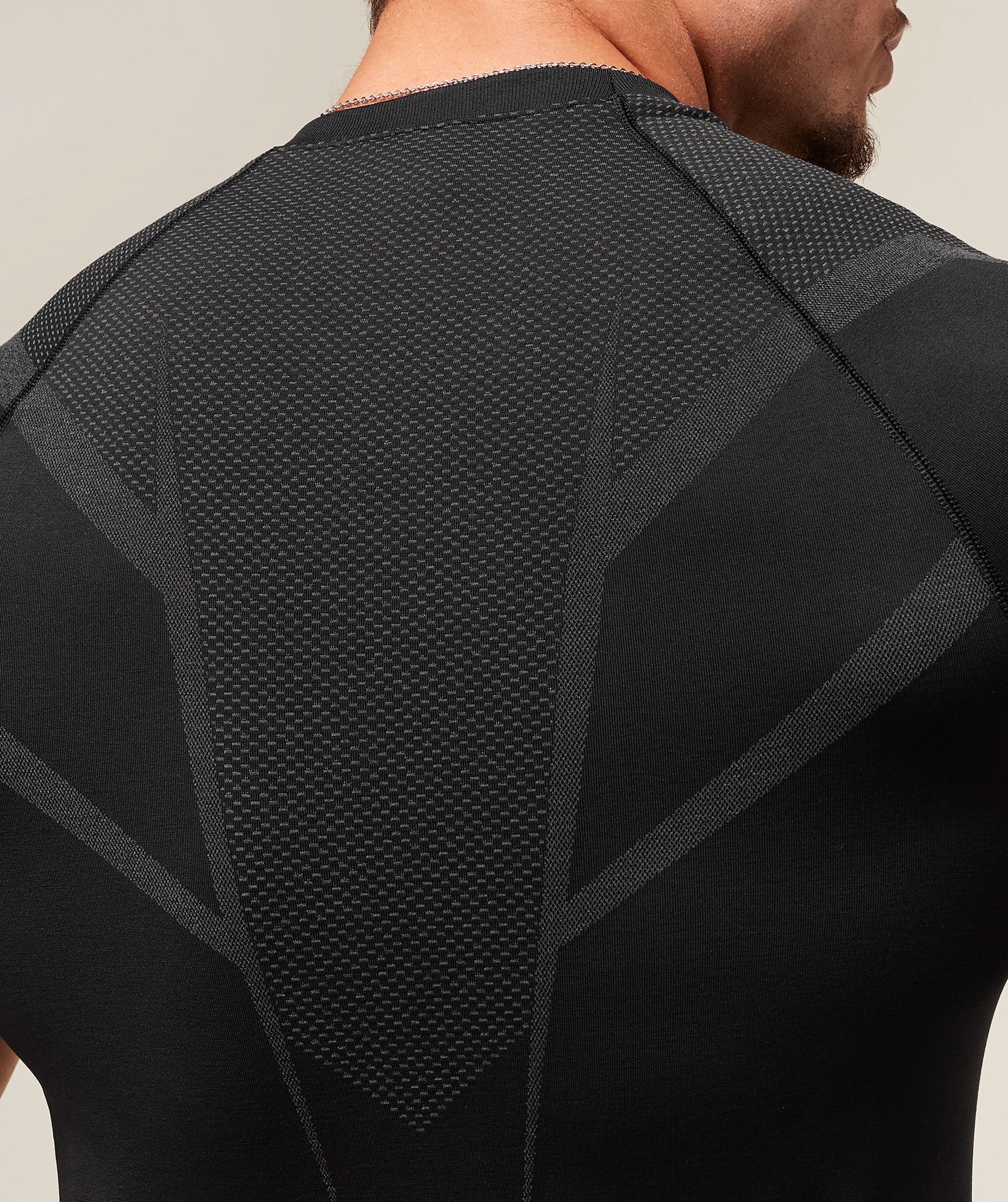 Gymshark Onyx 5.0 Seamless T-Shirt - Black/Onyx Grey