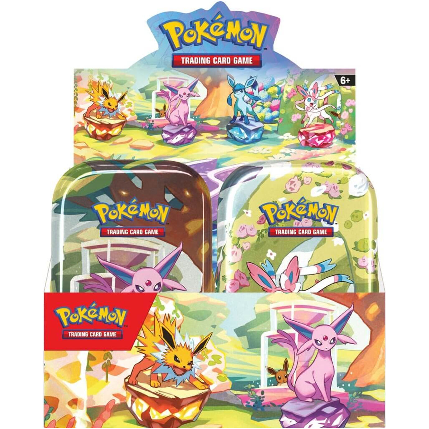 POKÉMON TCG Scarlet & Violet 8.5 Prismatic Evolutions Mini Tin Sealed 8 Tins