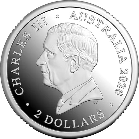 2026 $2 Dawn Service 'C' Mintmark Coloured Silver Proof Coin
