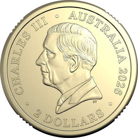 2026 $2 Dawn Service Coloured Circulating Coin - PREMIUM ROLL