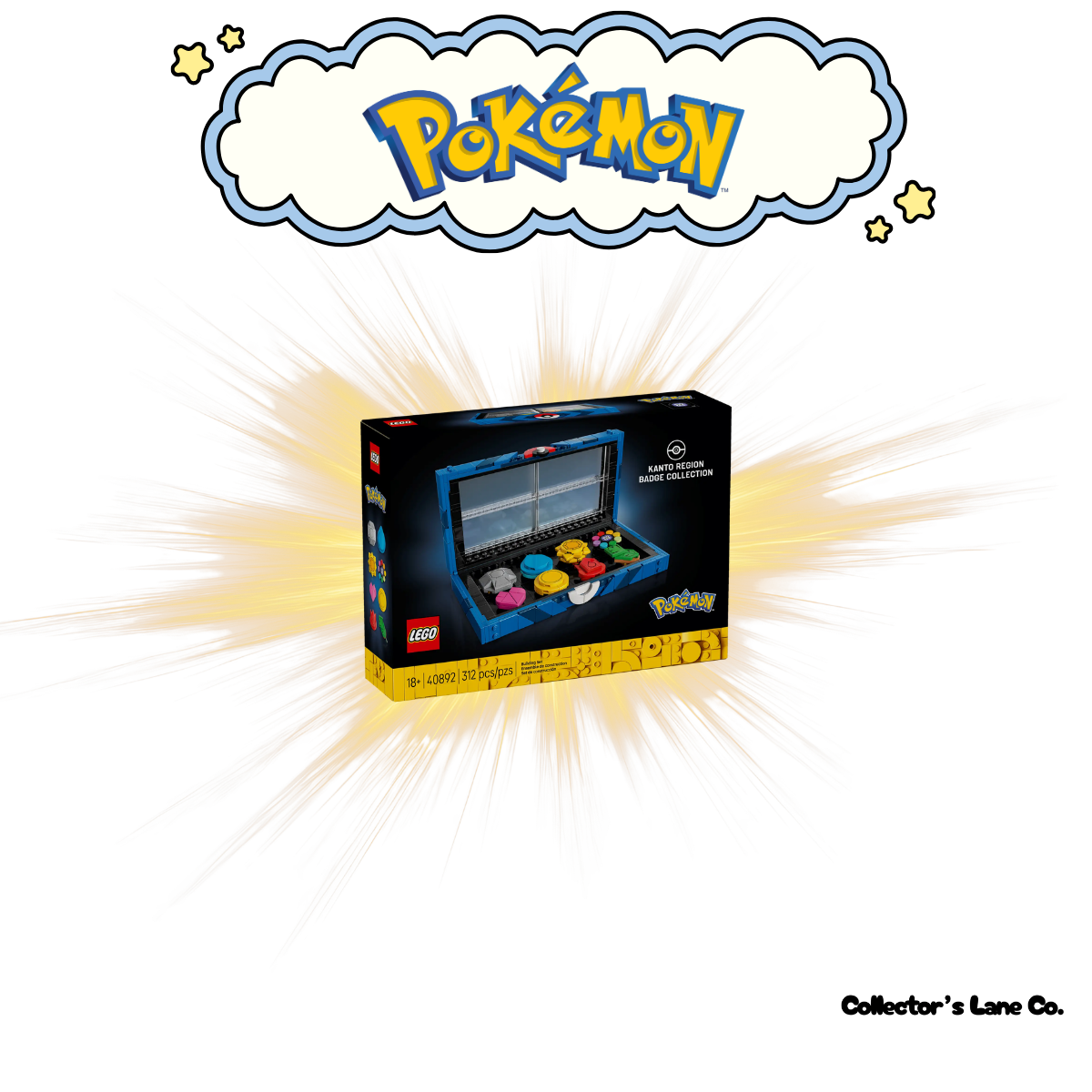 Pokémon Kanto Region Badge Collection
