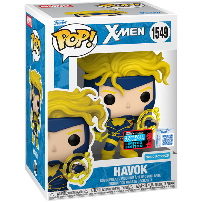 X-Men - Havok Pop! Vinyl Figure in Acrylic Pop! Protector (2025 Fall Convention Exclusive)