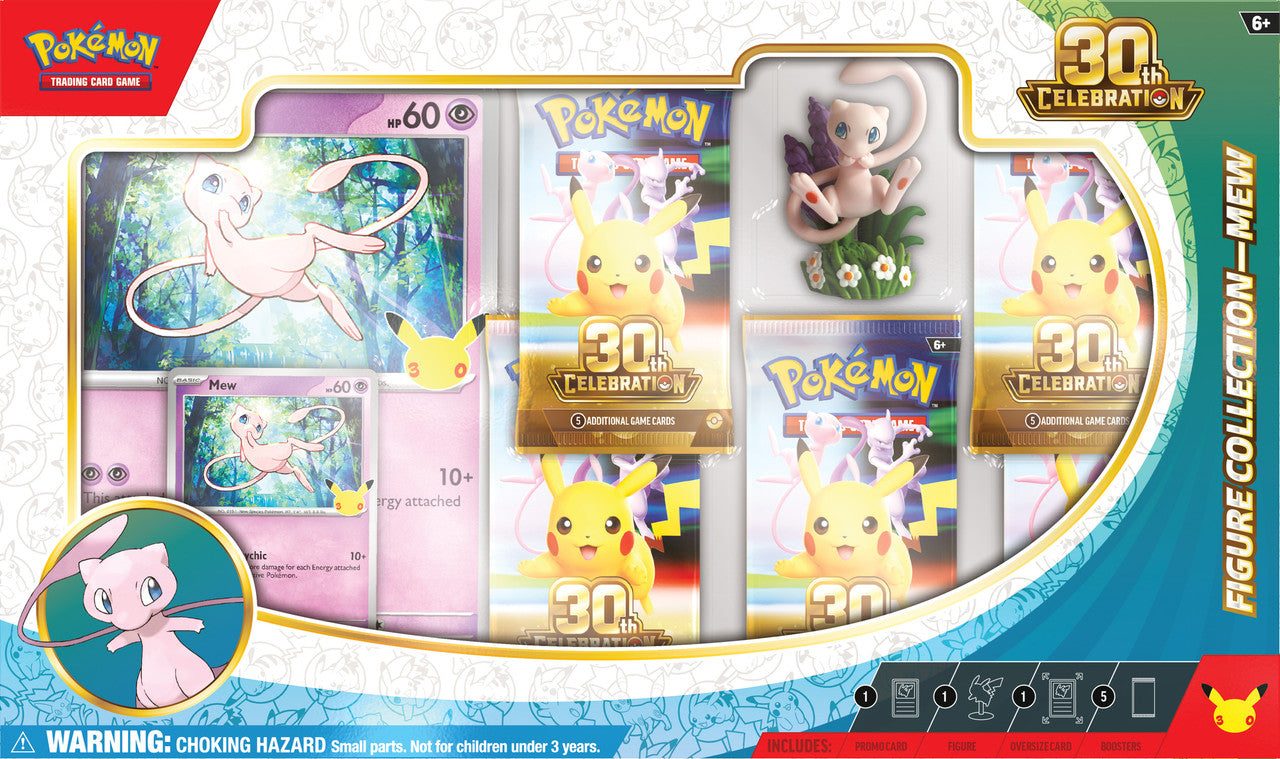 Pokemon TCG: 30th Celebration Figure Collection Mew /Mewtwo (Pre-Order)