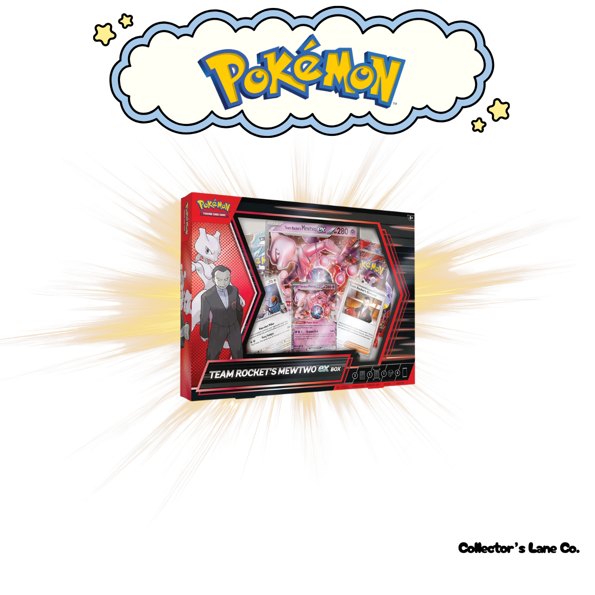 Pokemon Trading Card Game - Team Rocket's Mewtwo ex Box
