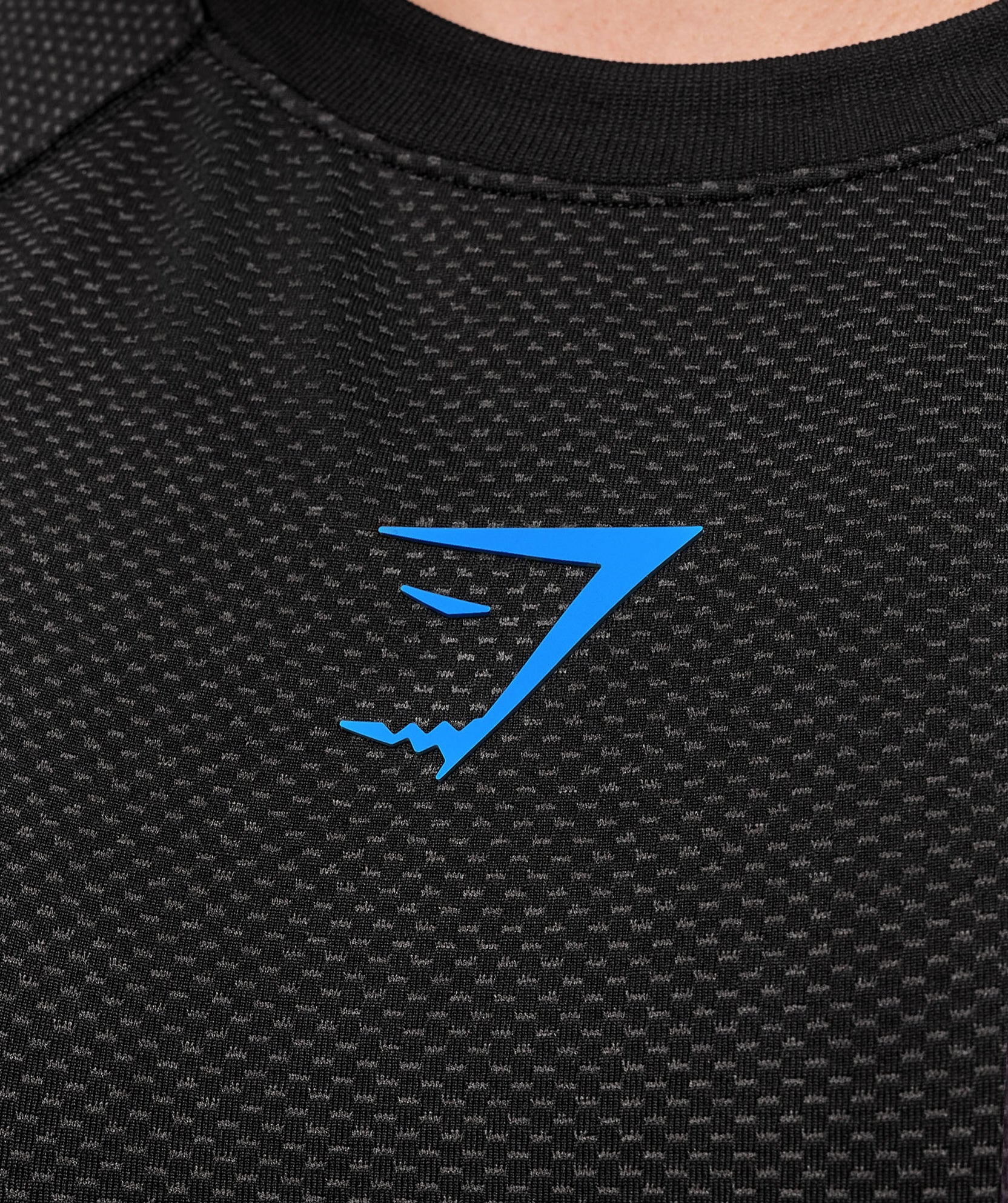 Gymshark Onyx 5.0 Seamless T-Shirt - Black/Onyx Grey