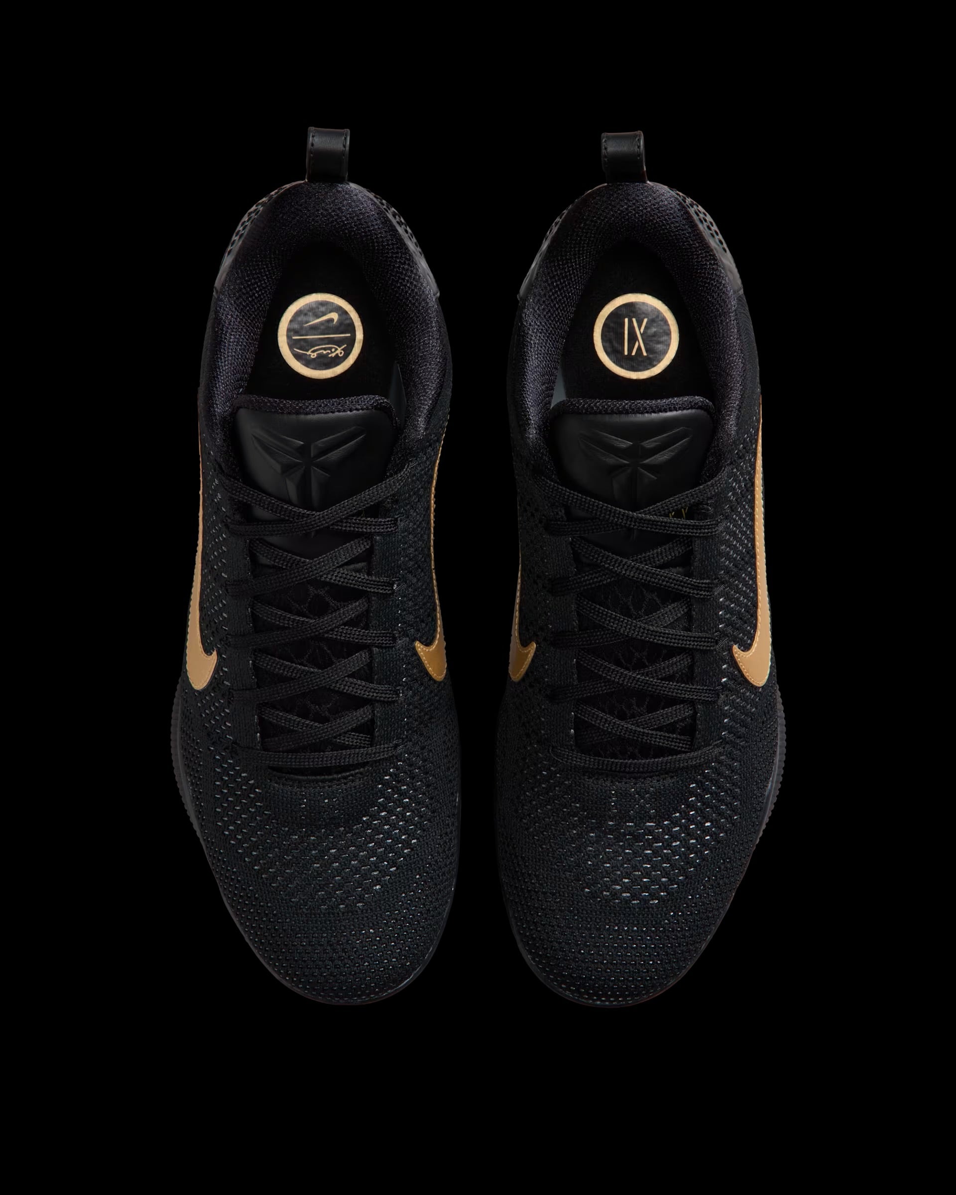 Kobe 11 ProTro Black and Metallic Gold