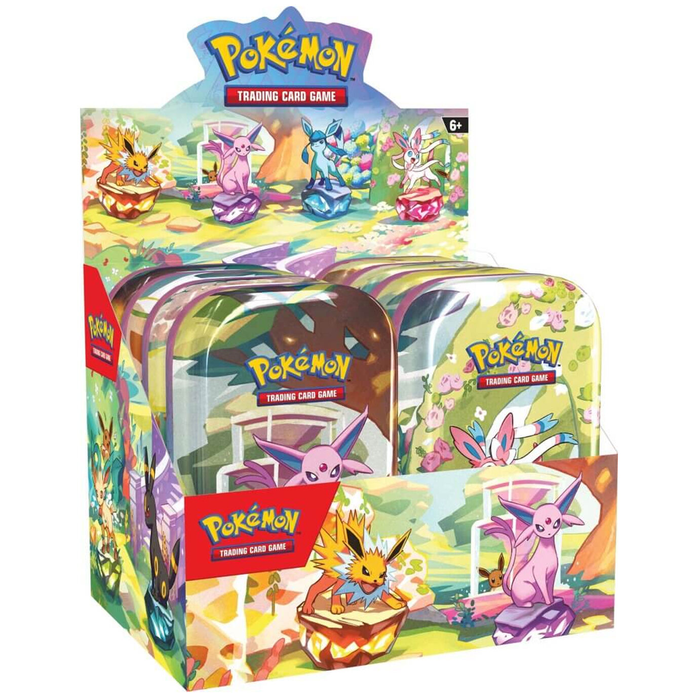 POKÉMON TCG Scarlet & Violet 8.5 Prismatic Evolutions Mini Tin Sealed 8 Tins