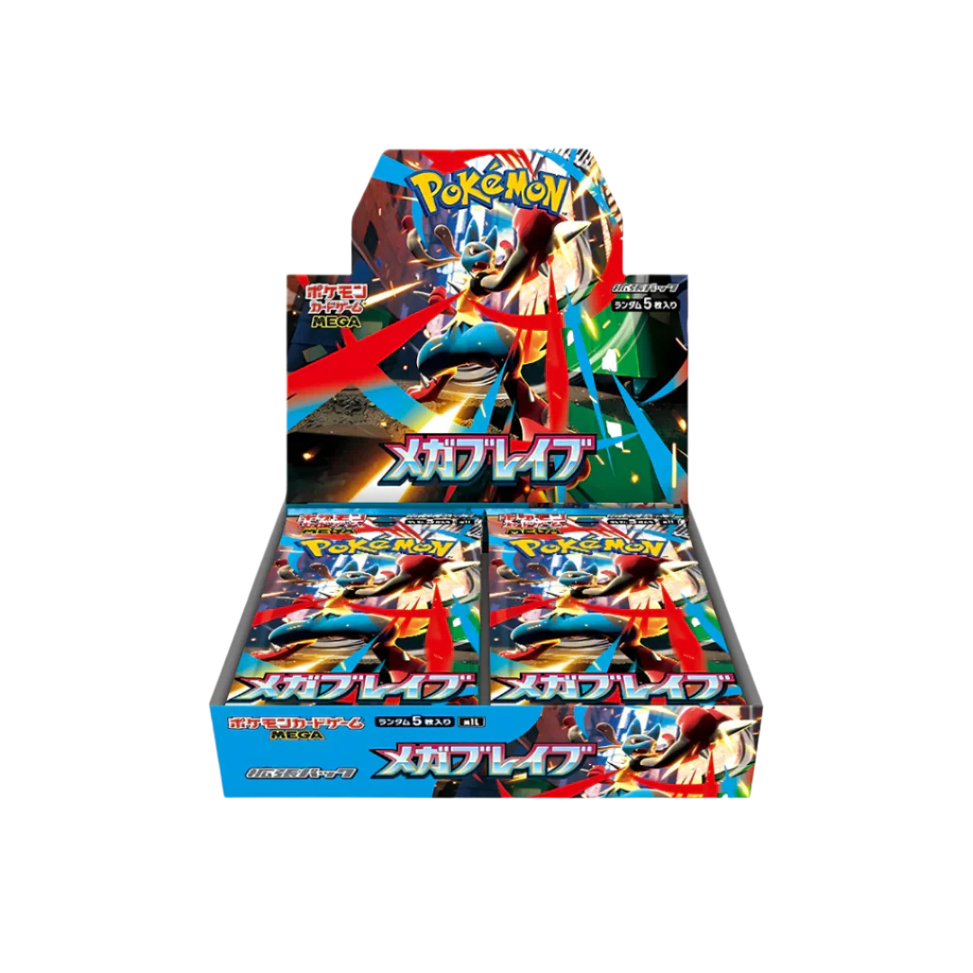 Japanese Pokemon TCG: Mega Brave Booster Box (M1L)(Japanese Shrink)