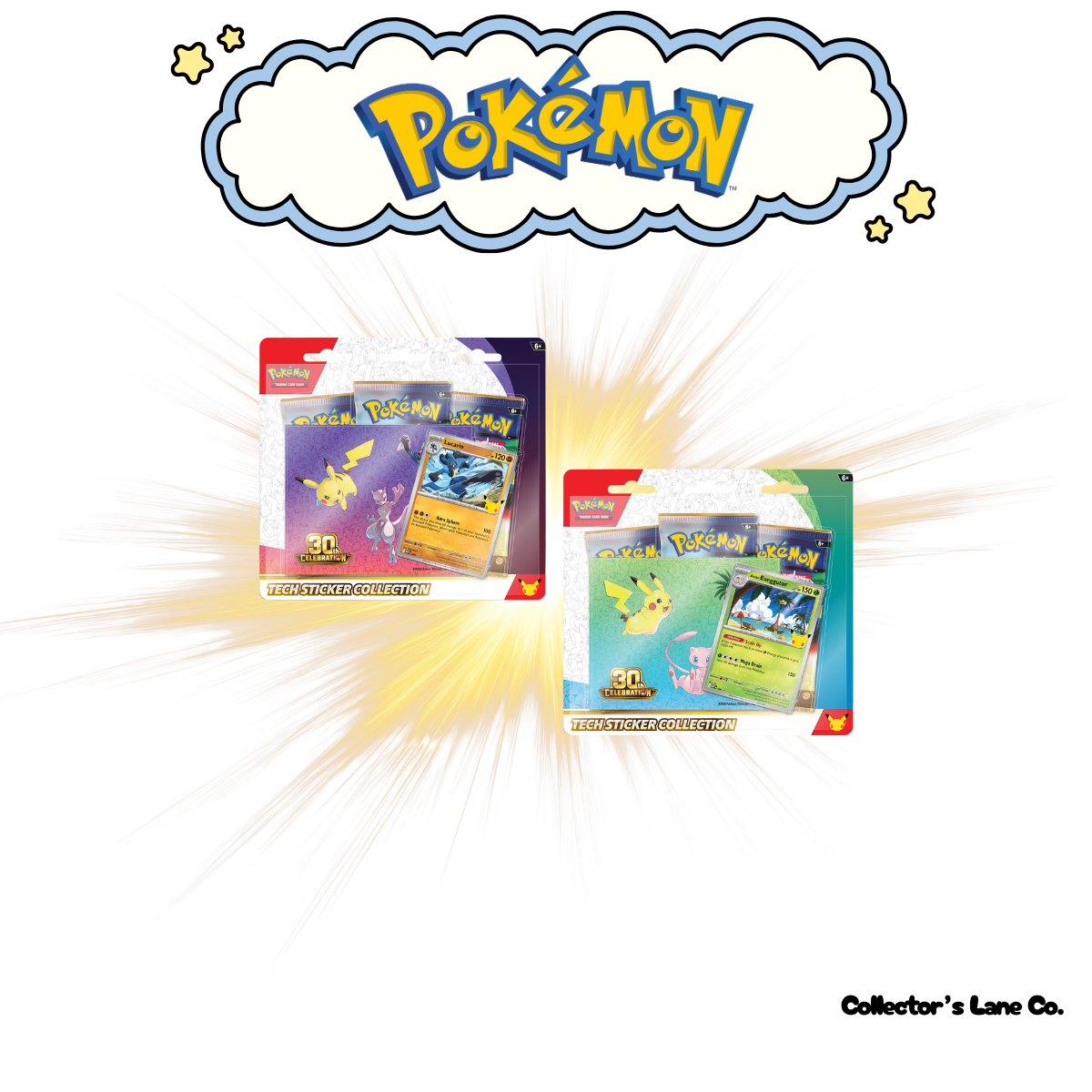 Pokemon TCG: 30th Celebration Tech Sticker Blister (Pre-Order)