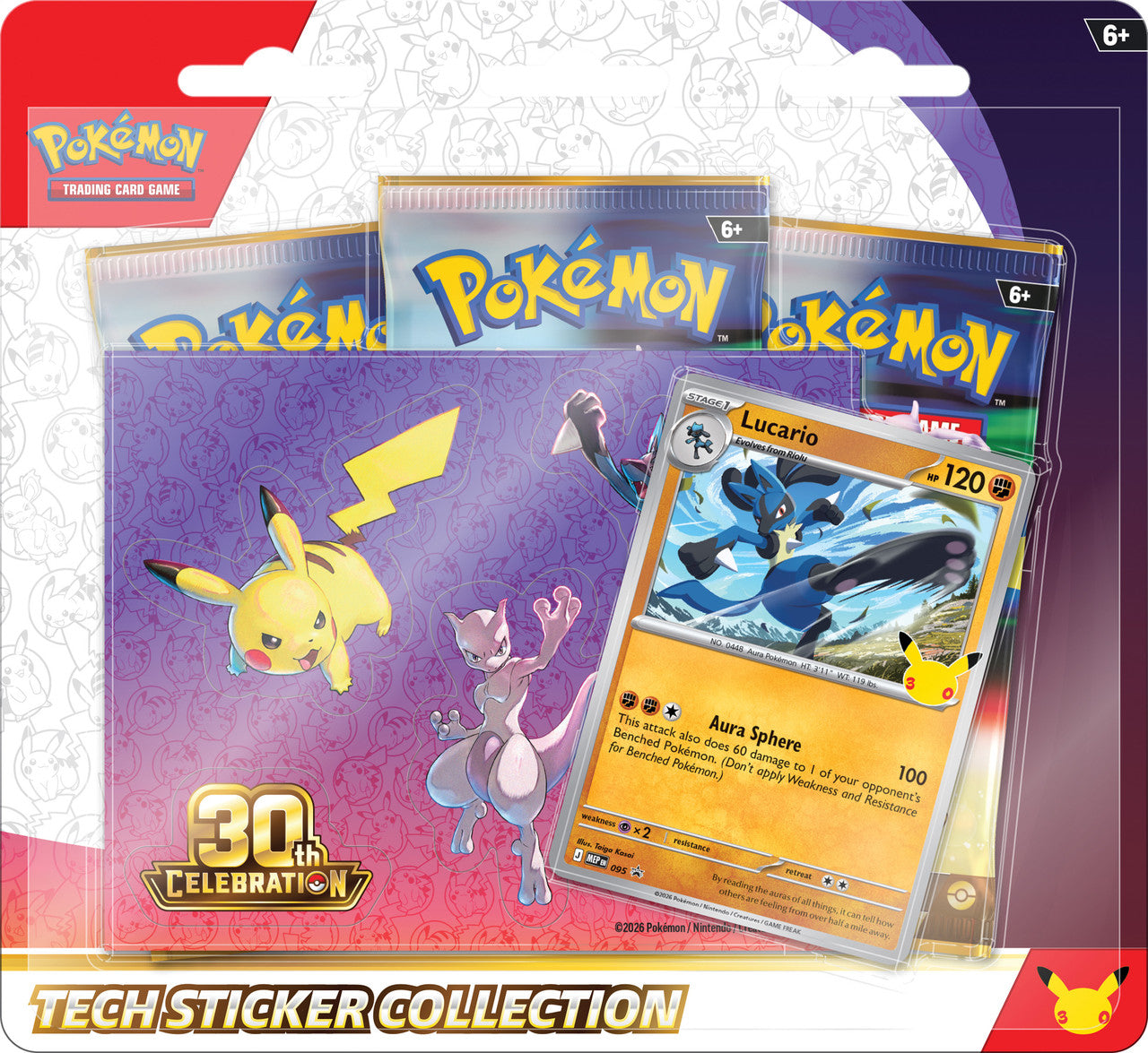Pokemon TCG: 30th Celebration Tech Sticker Blister (Pre-Order)