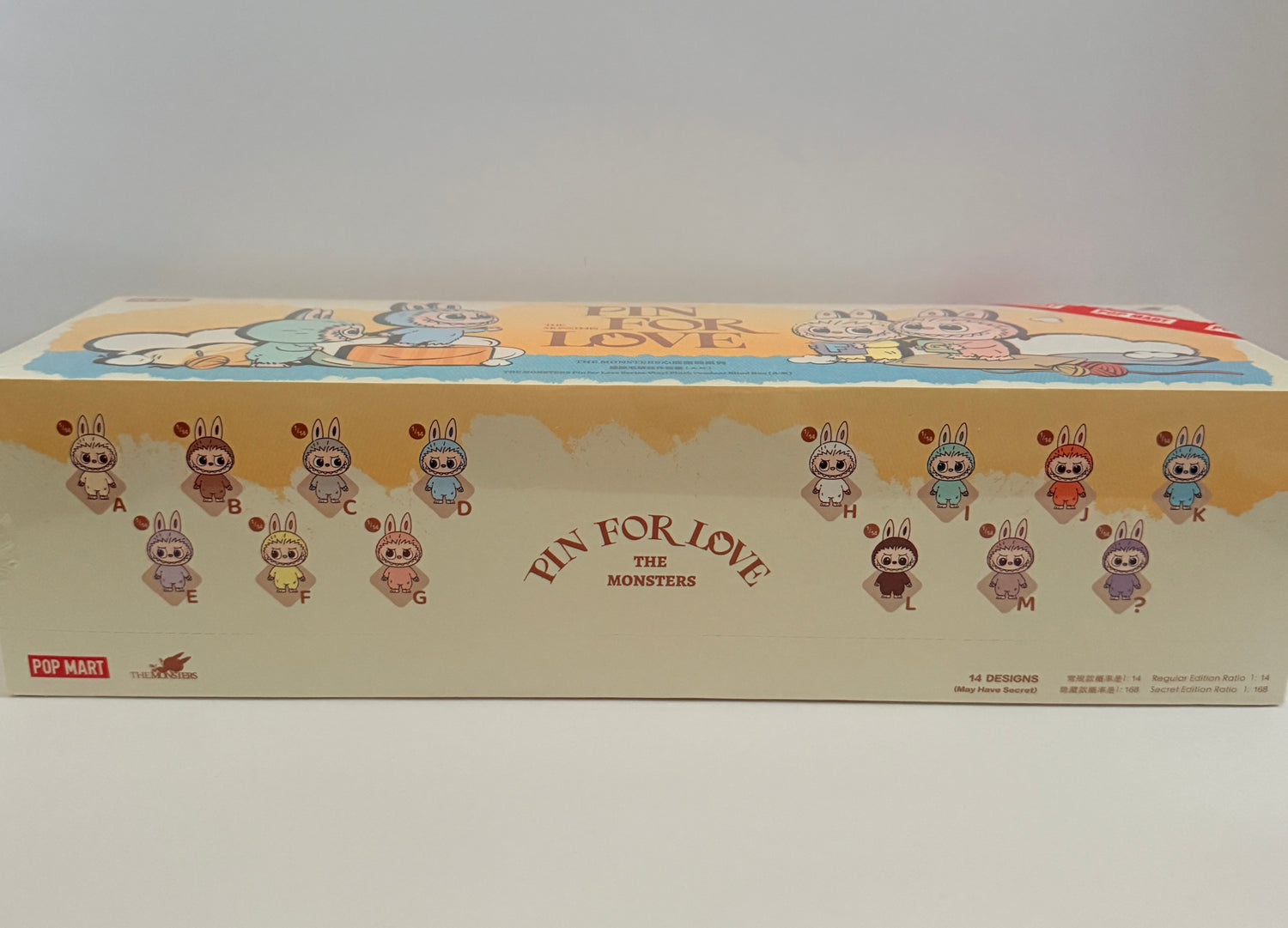 THE MONSTERS PIN FOR LOVE SERIES  - Vinyl Plush Pendant blind box (A-M)