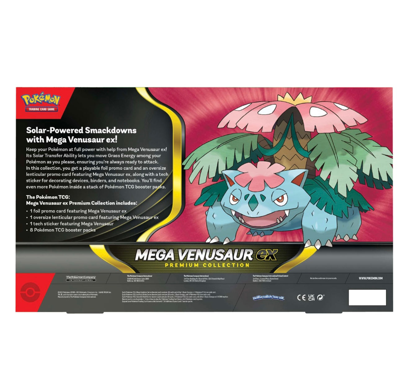 Pokemon - TCG - Mega Venusaur ex Premium Collection Box