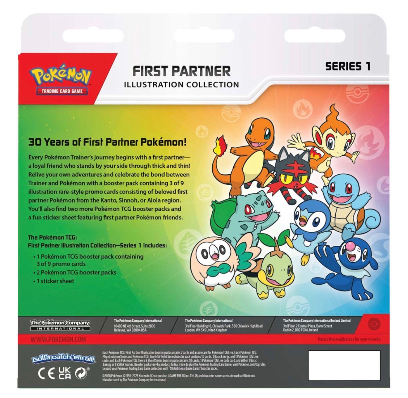 Pokemon - TCG - First Partner Illustration Collection - Series 1