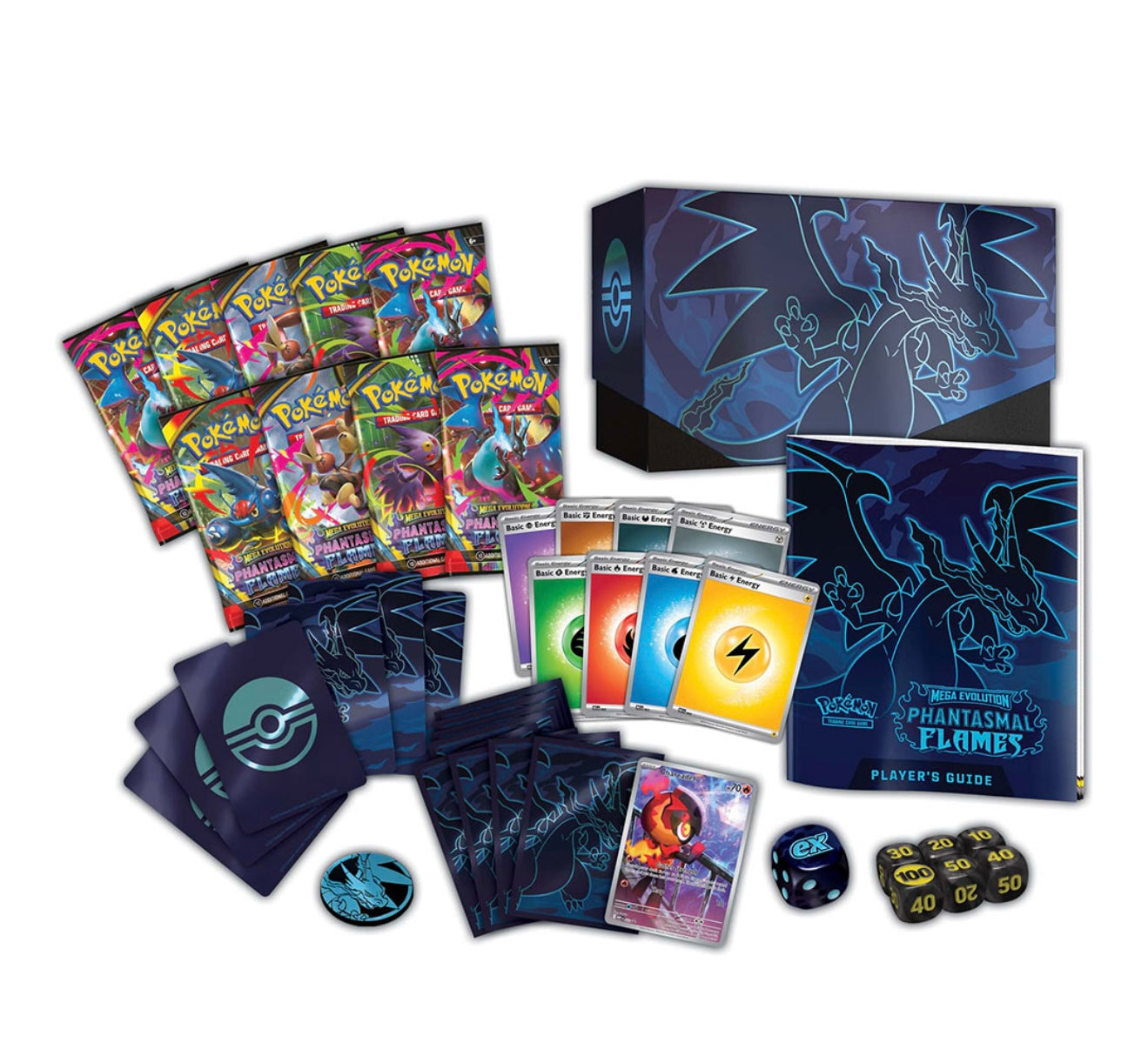 Pokémon - TCG - Mega Evolutions Phantasmal Flames Elite Trainer Box