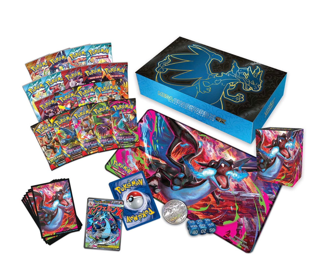 Pokémon - TCG - Mega Charizard X ex Ultra-Premium Collection