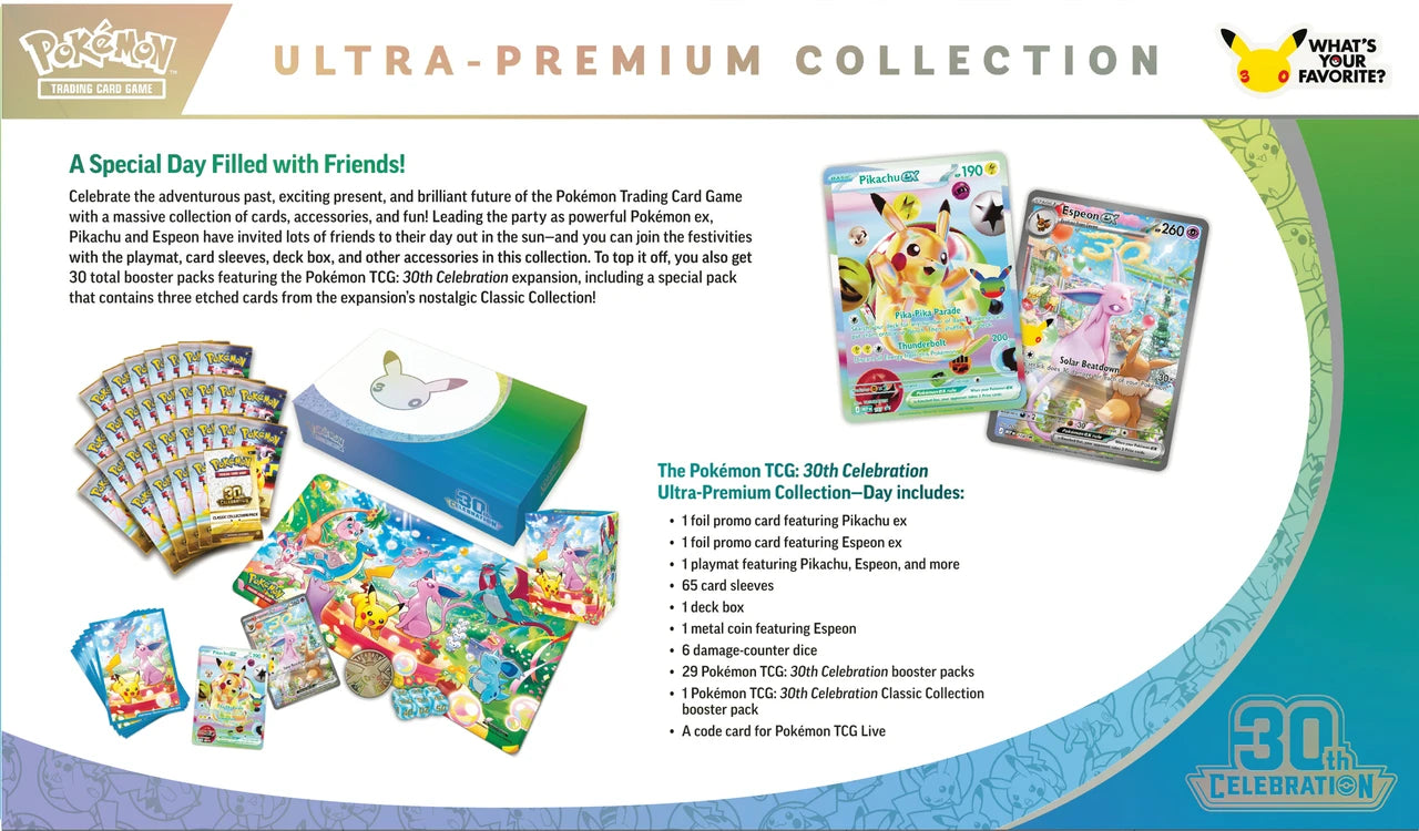 Pokemon TCG: 30th Celebration Ultra-Premium Day/Night Collection (Pre-Order)