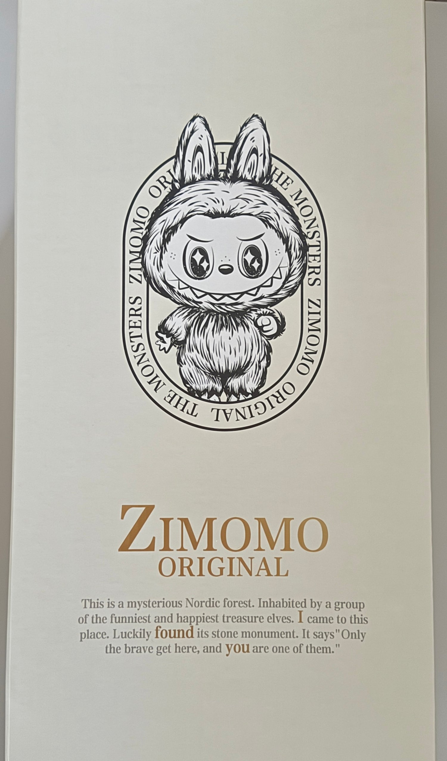 POP MART The Monsters ZIMOMO I Found You Vinyl Plush Doll