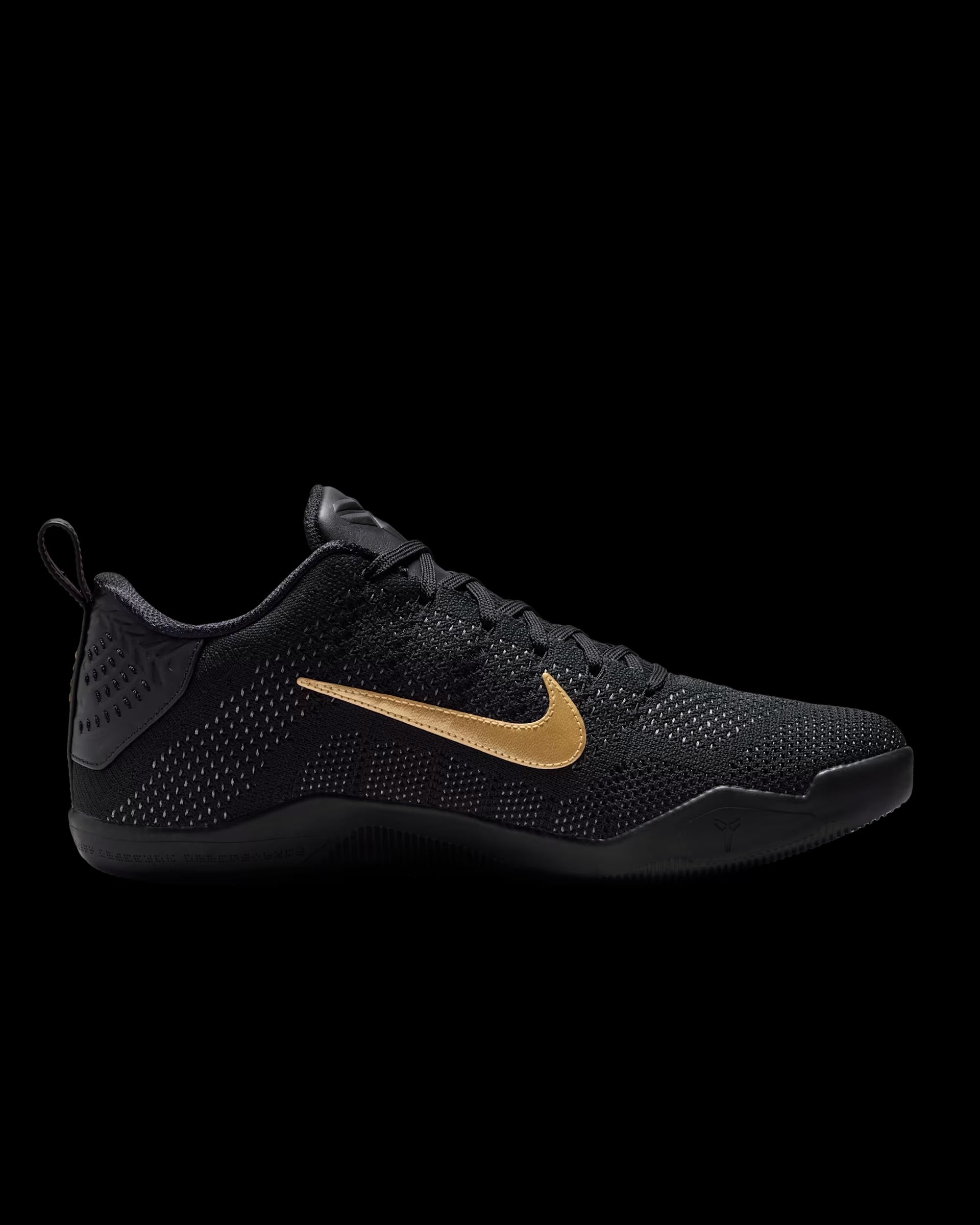 Kobe 11 ProTro Black and Metallic Gold