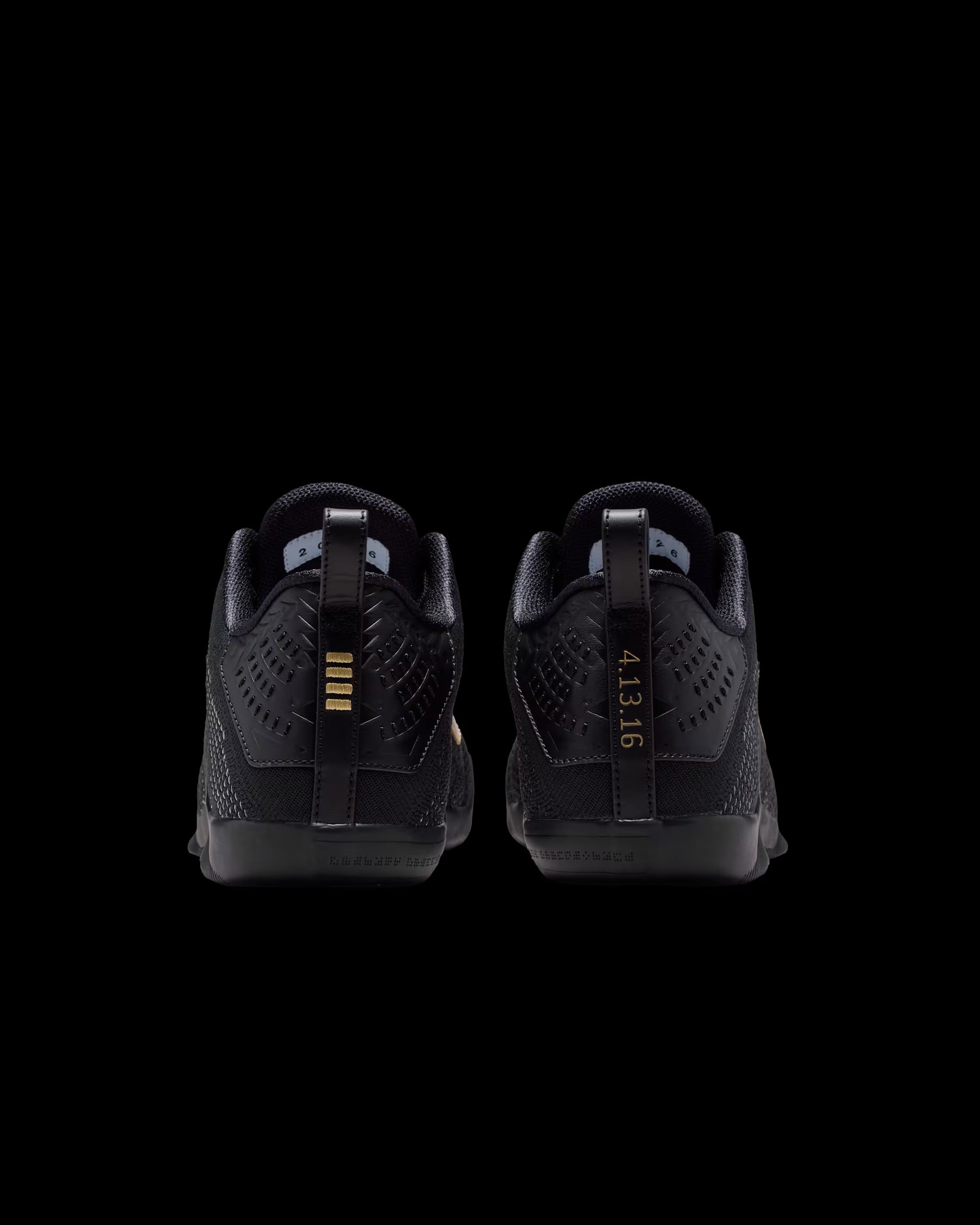 Kobe 11 ProTro Black and Metallic Gold
