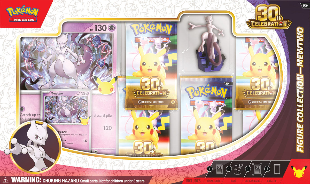 Pokemon TCG: 30th Celebration Figure Collection Mew /Mewtwo (Pre-Order)