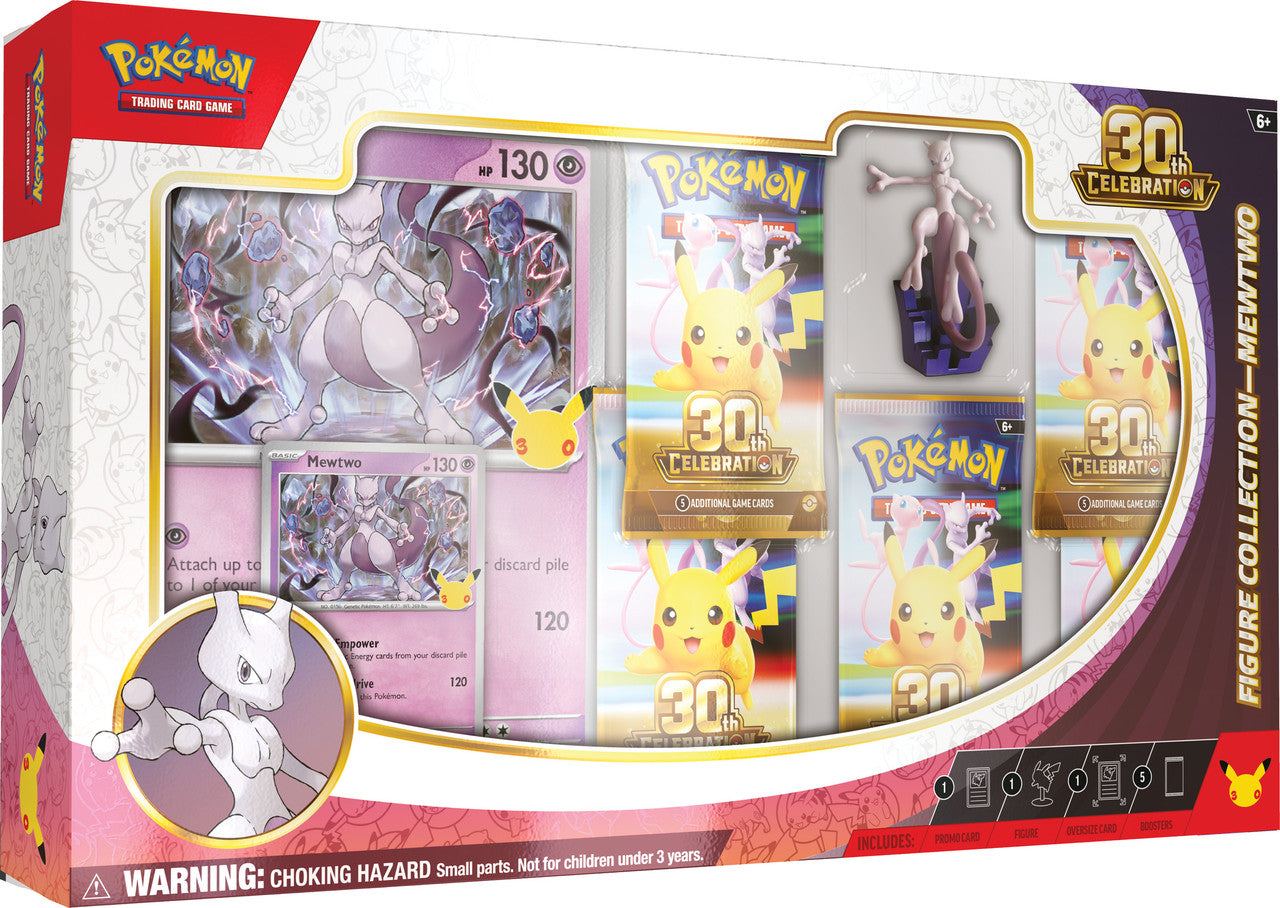 Pokemon TCG: 30th Celebration Figure Collection Mew /Mewtwo (Pre-Order)