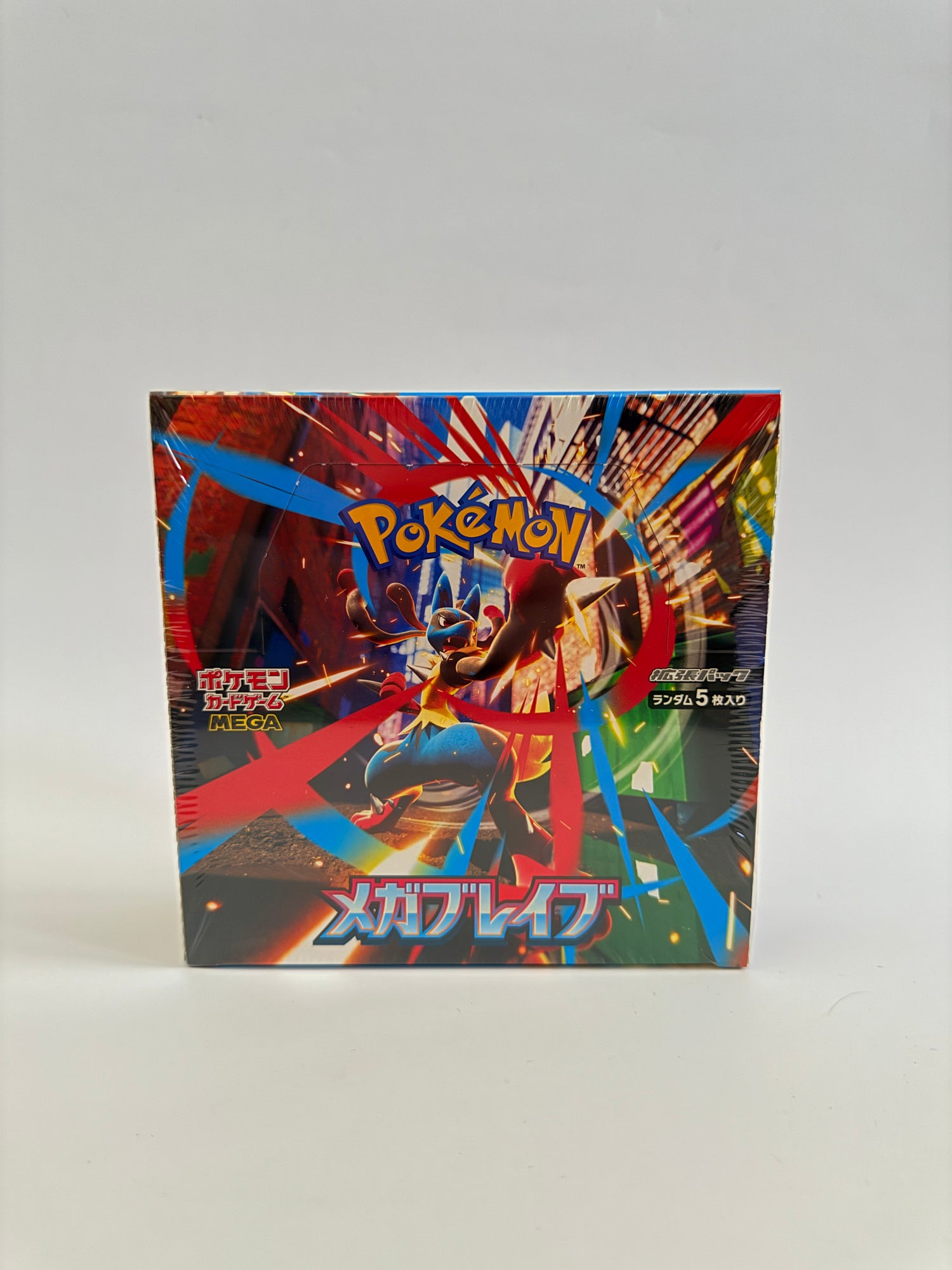 Japanese Pokemon TCG: Mega Brave Booster Box (M1L)(Japanese Shrink)