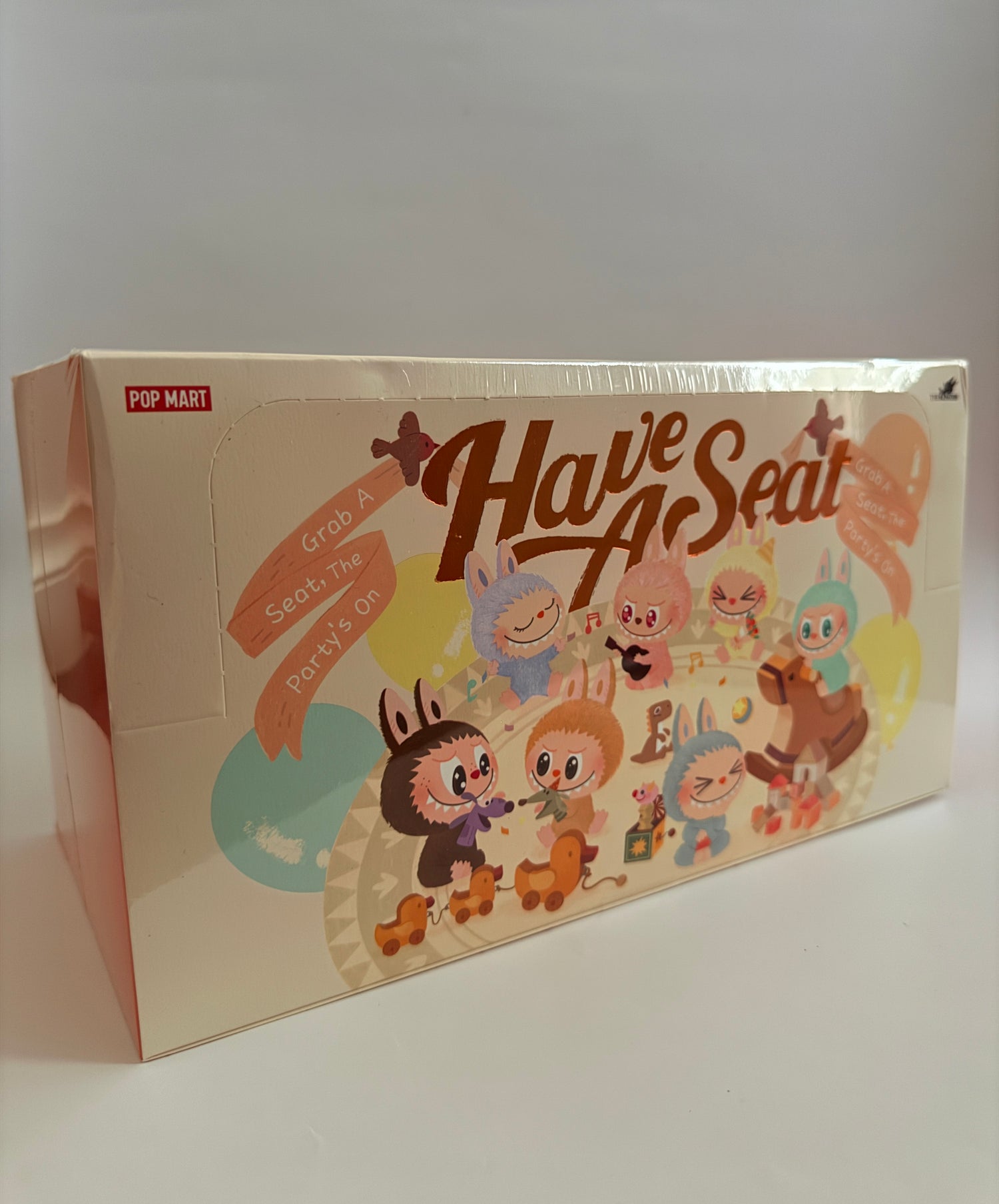 POP MART The Monsters LABUBU Have A Seat Vinyl Plush Pendant Face Sealed Case (6 Blind Boxes)