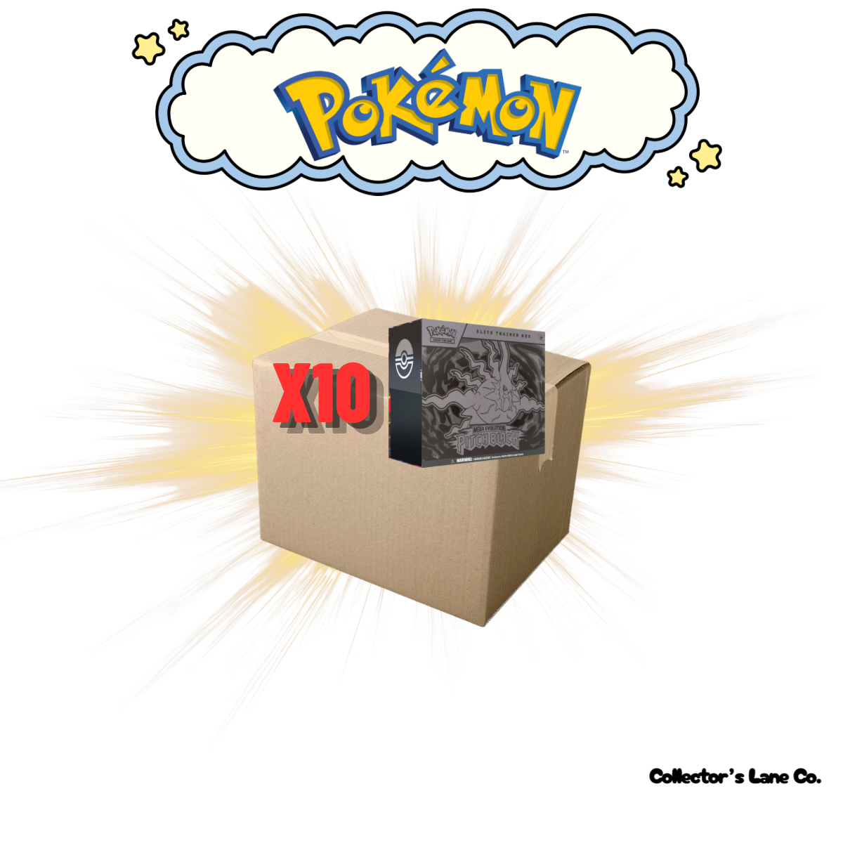 Pokemon - TCG - Mega Evolution Pitch Black Elite Trainer Box