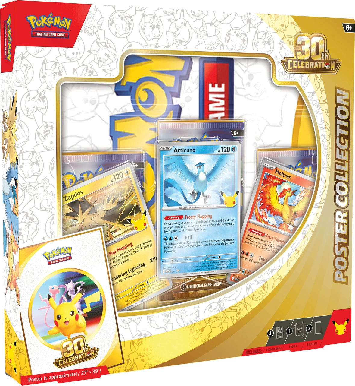 Pokemon TCG: 30th Celebration Poster Box (Pre-Order)