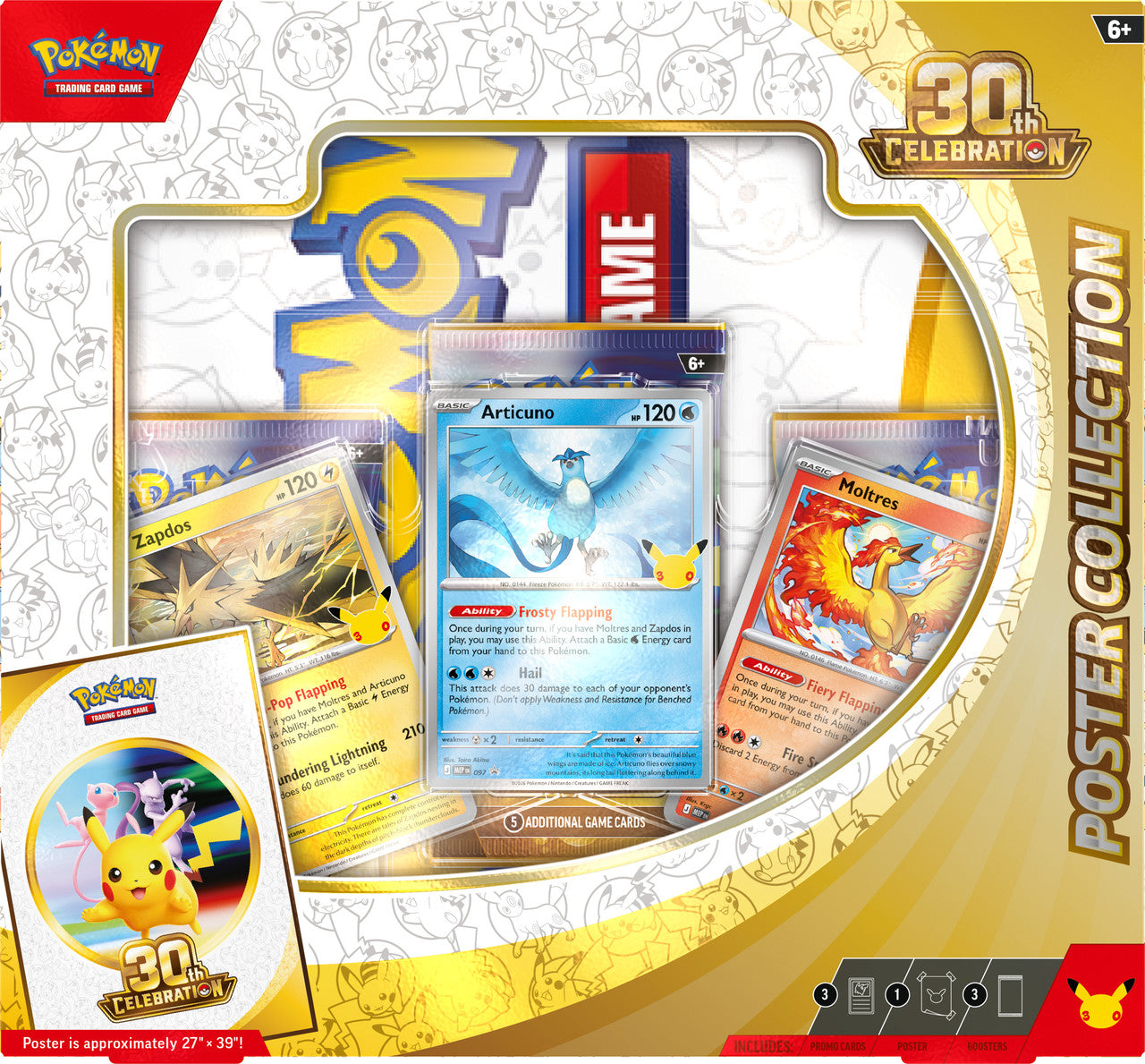 Pokemon TCG: 30th Celebration Poster Box (Pre-Order)