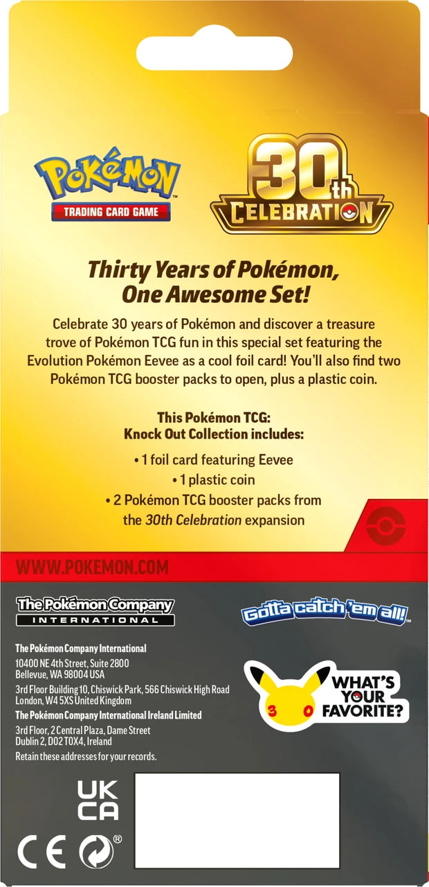 Pokemon TCG: 30th Celebration Knock Out Collection (Pre-Order)
