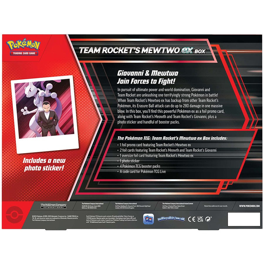Pokemon Trading Card Game - Team Rocket's Mewtwo ex Box