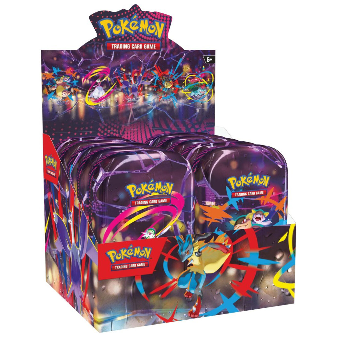 POKEMON TCG Mega Heroes Mini Tin Display - 10 tins