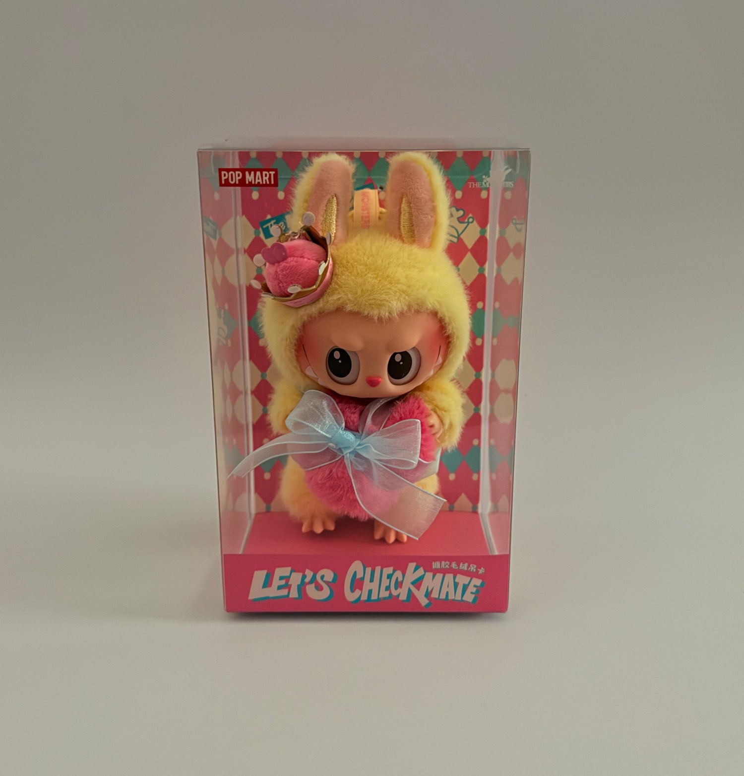 THE MONSTERS Let's Checkmate Series-Vinyl Plush Hanging Card