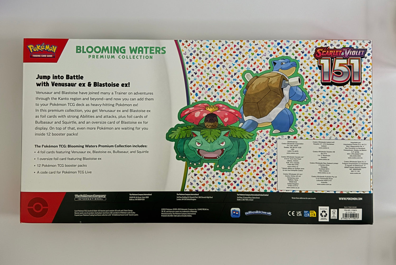 Pokemon TCG Scarlet & Violet 151 Blooming Waters Premium Collection