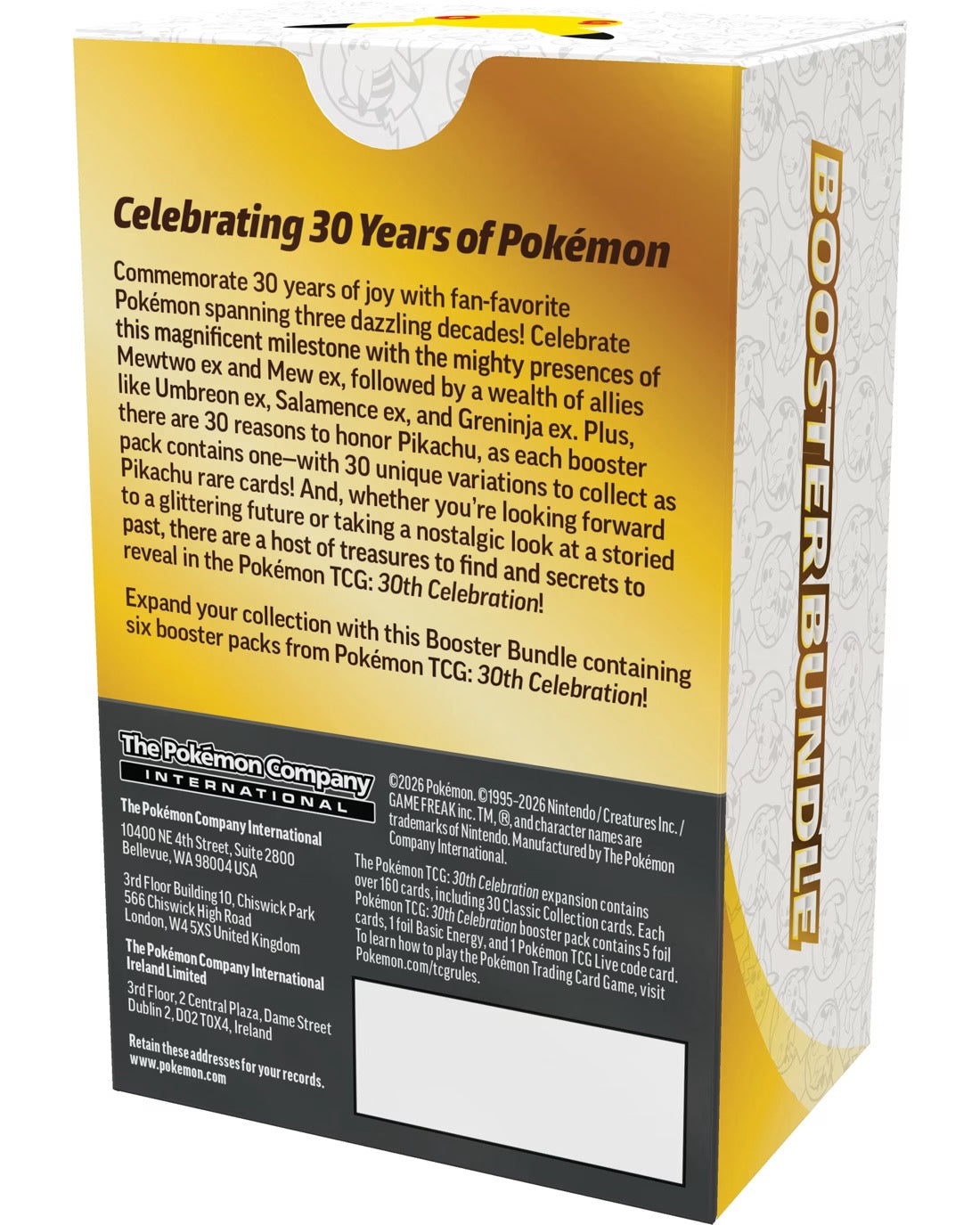 Pokémon TCG: 30th Celebration Booster Bundle (Pre-Order)
