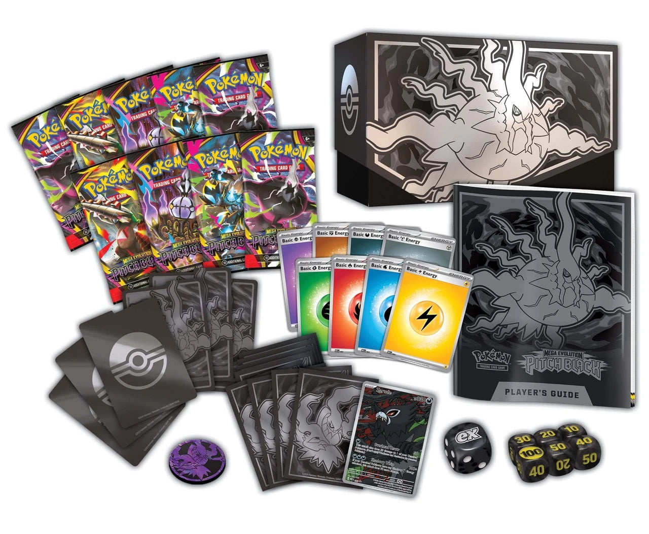 Pokemon - TCG - Mega Evolution Pitch Black Elite Trainer Box