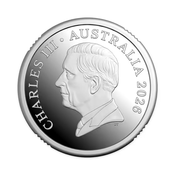 Bluey 2026 $2 Coloured Silver Proof Coin